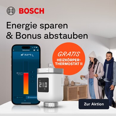 Spare Energie mit Bosch & sicher dir einen Bonus