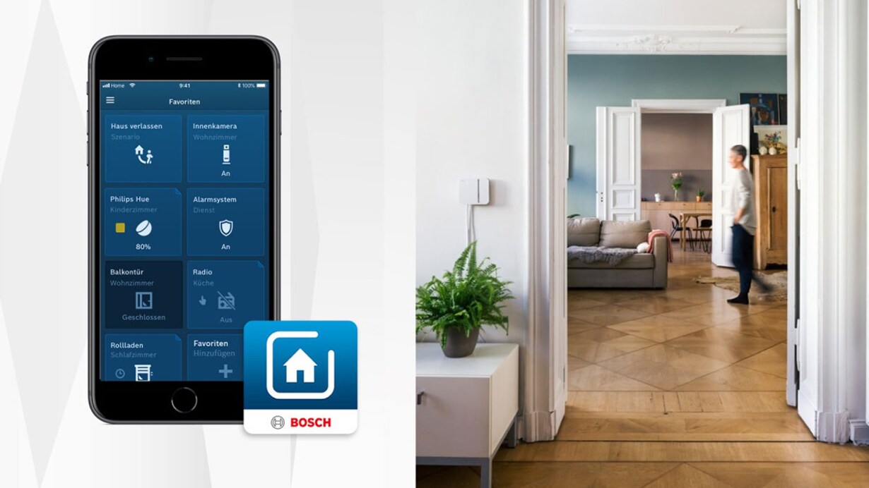 Zu den Produkten von Bosch Smart Home