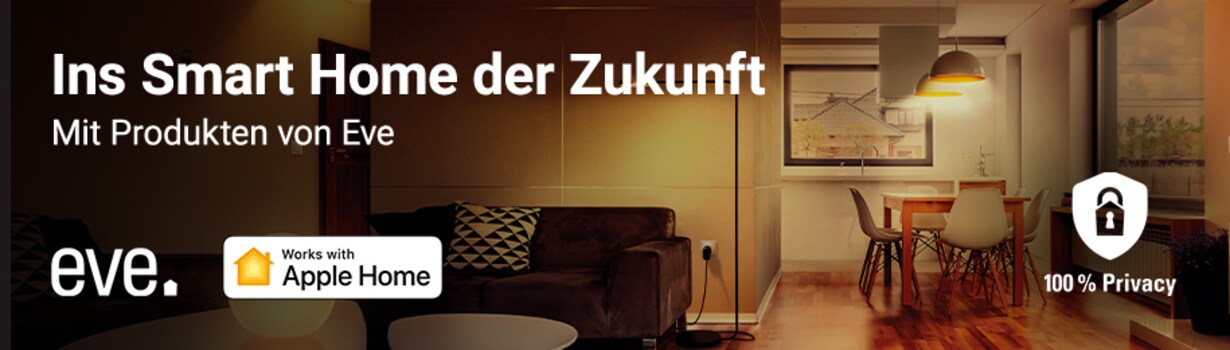 Zu den Smart-Home-Produkten von Eve