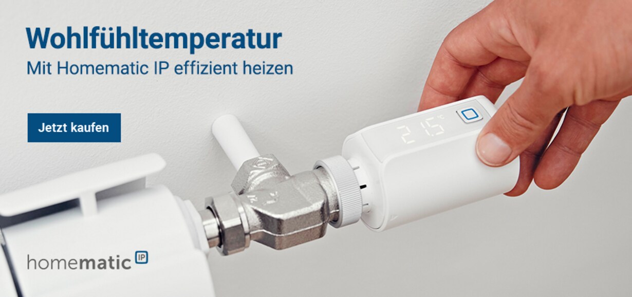 Jetzt mit Homematic IP smart heizen