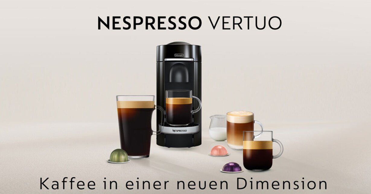 Zu den Nespresso-Vertuo-Kapselmaschinen