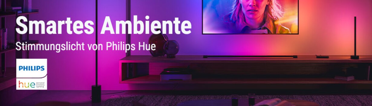 Zum Beleuchtungssystem Philips Hue