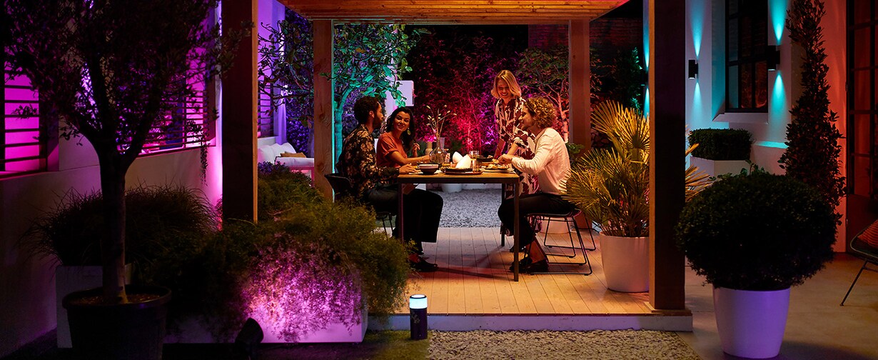 Zur Outdoor-Beleuchtung von Philips Hue