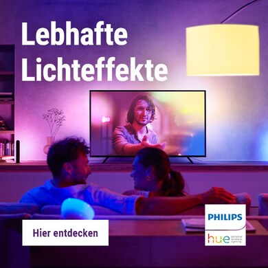 Zur Play HDMI Sync Box von Philips Hue 