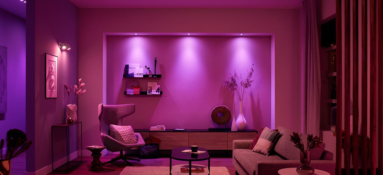 Zu den Innenleuchten von Philips Hue