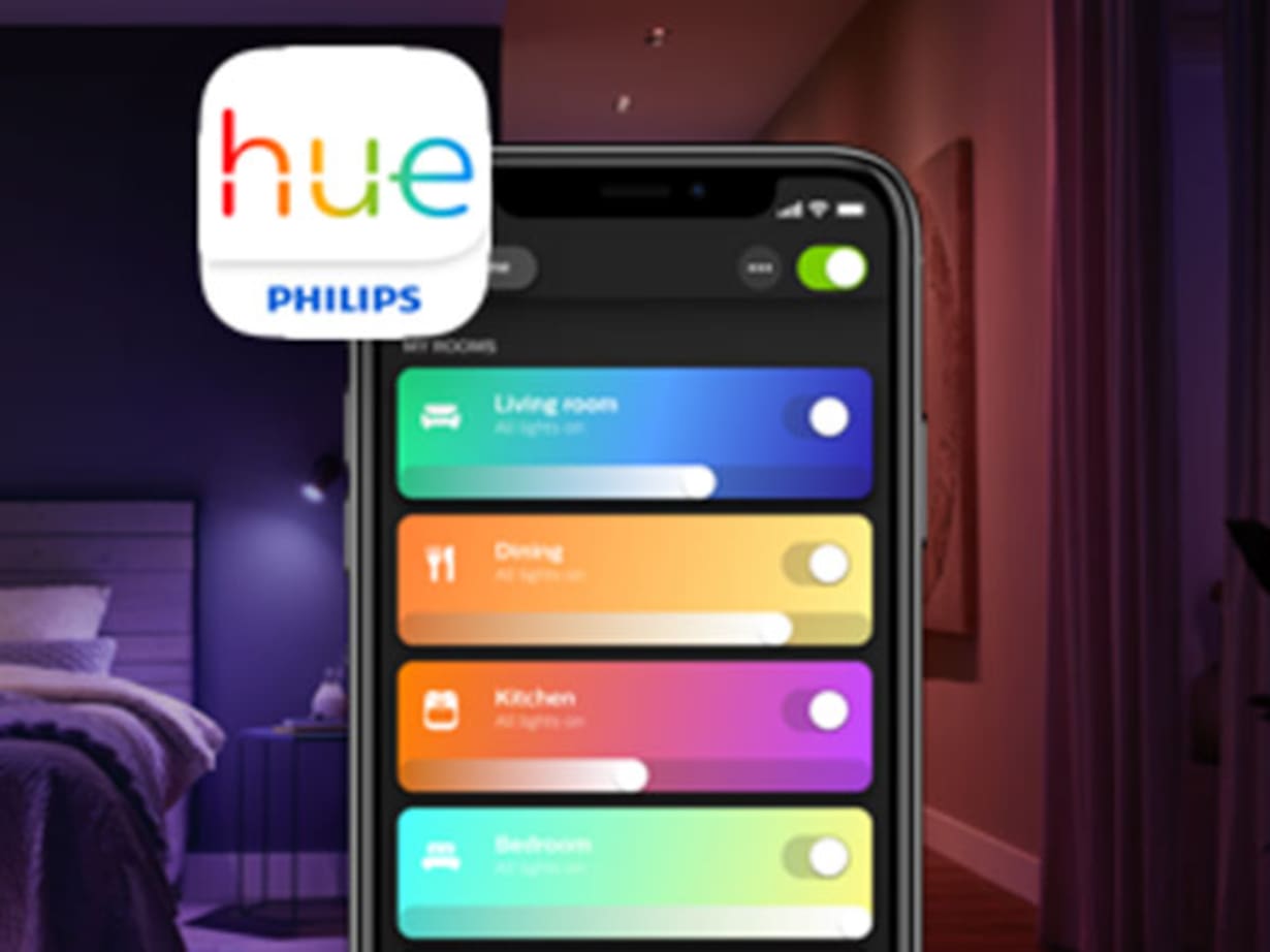 Zum Beleuchtungssystem Philips Hue