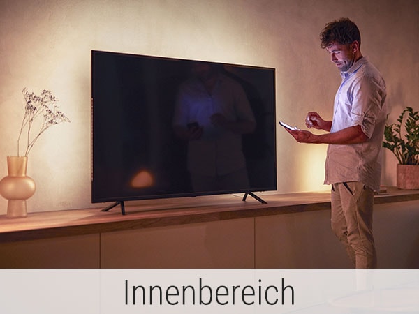 Zum Beleuchtungssystem Philips Hue für den Innenbereich