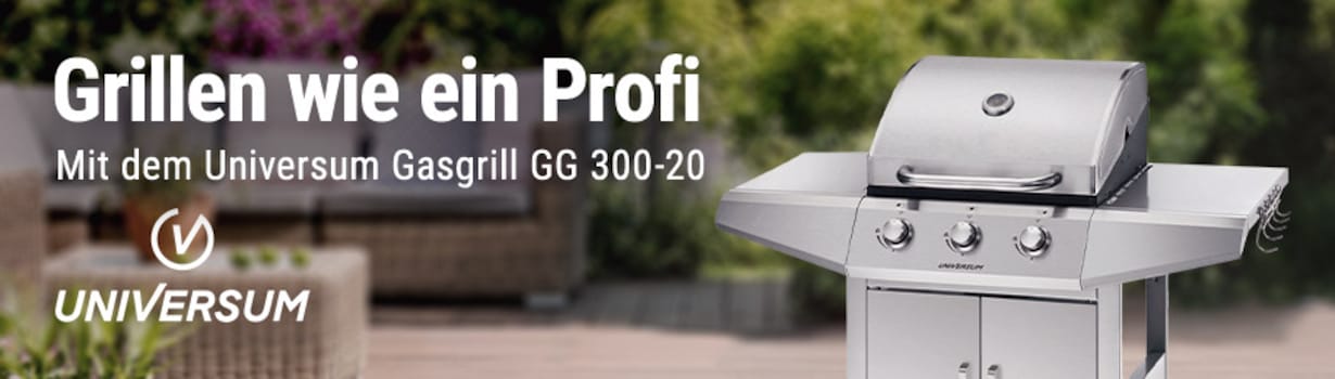 Zum Gasgrill GG 300-20 von Universum