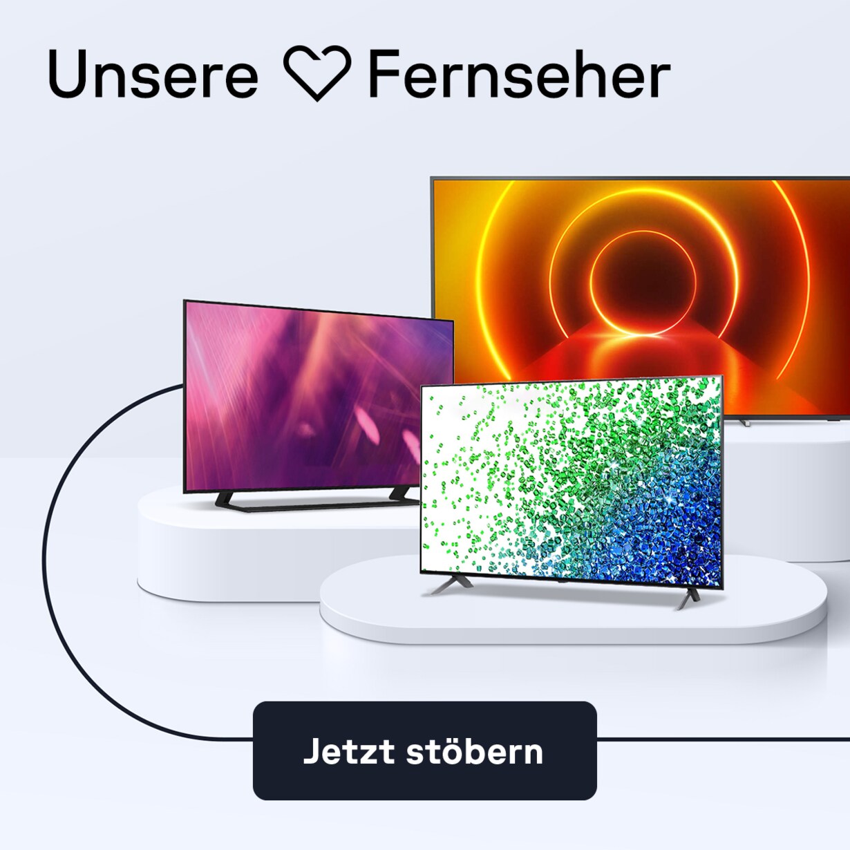 Zu den Fernsehern bei Cyberport