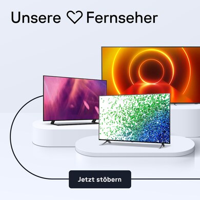 Zu den aktuell beliebtesten Fernsehern bei Cyberport