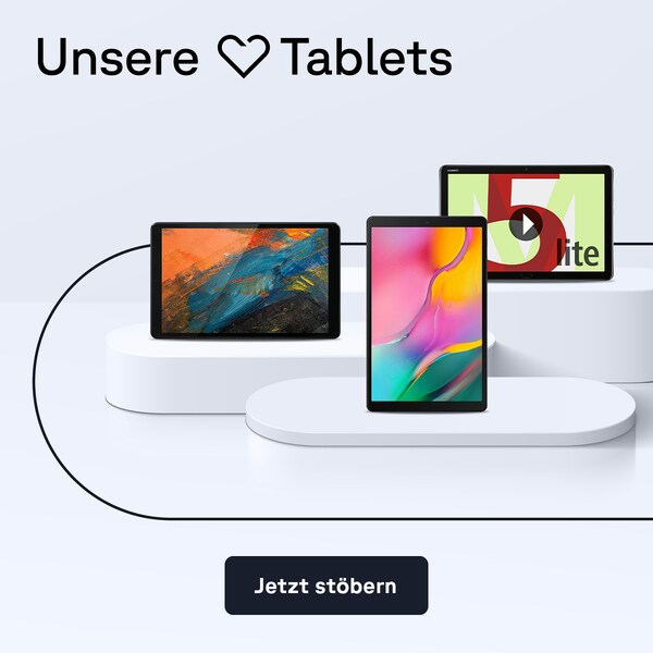 Zu den aktuell beliebtesten Tablets bei Cyberport