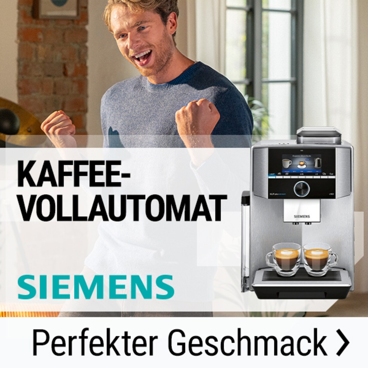 Zu den Kaffeevollautomaten von Siemens bei Cyberport