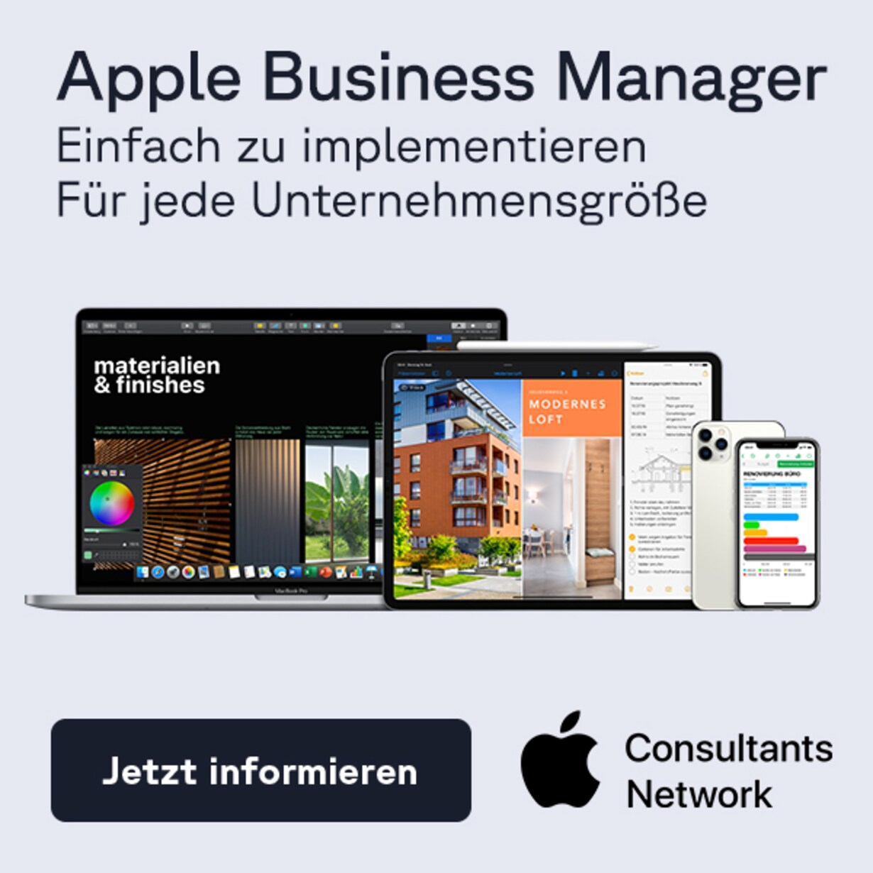 Zu dem Apple Business Manager bei Cyberport