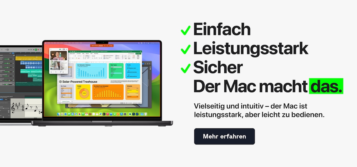 Leistungsstarke Mac für dein Business