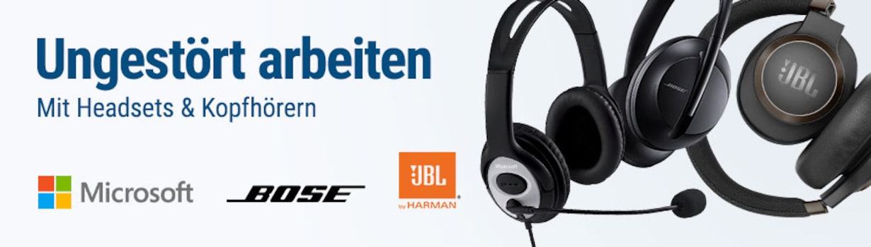 Zu den Headsets & Kopfhörern 