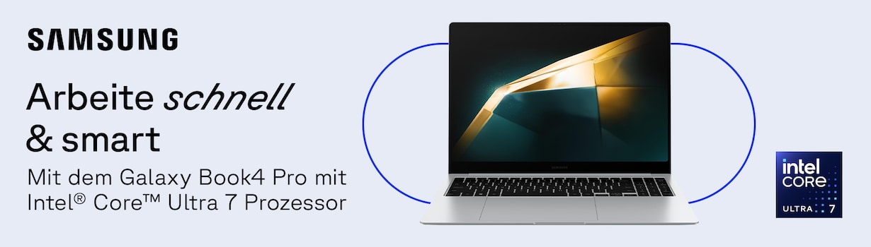 Zu den Produkten der Samsung Galaxy Book-Serie