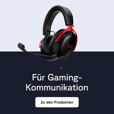 Zu den Gaming-Headsets & -Mikrofonen von HyperX