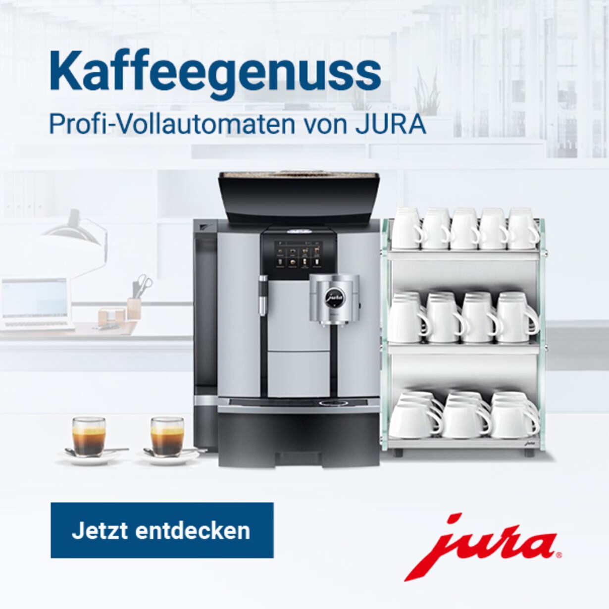 Zu den Jura Kaffeevollautomaten bei Cyberport