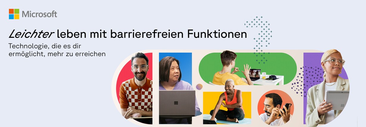 Entdeck die bunte Welt von Microsoft