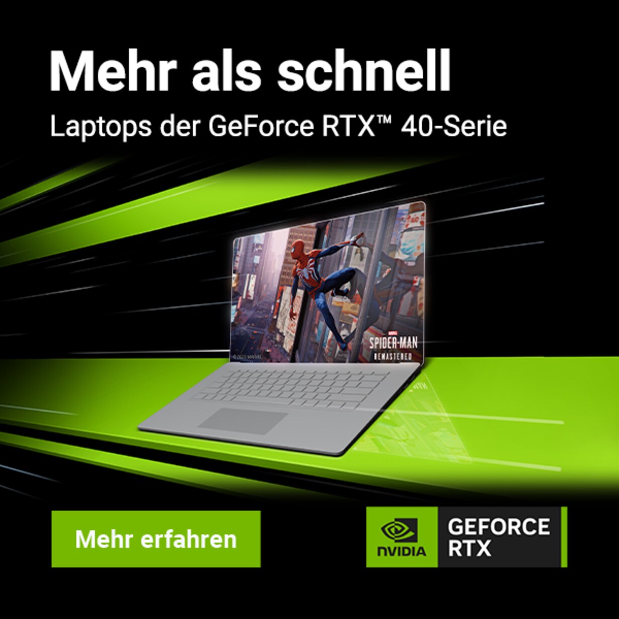 Mehr über Notebooks mit RTX-Grafikkarten der 40er-Serie erfahren