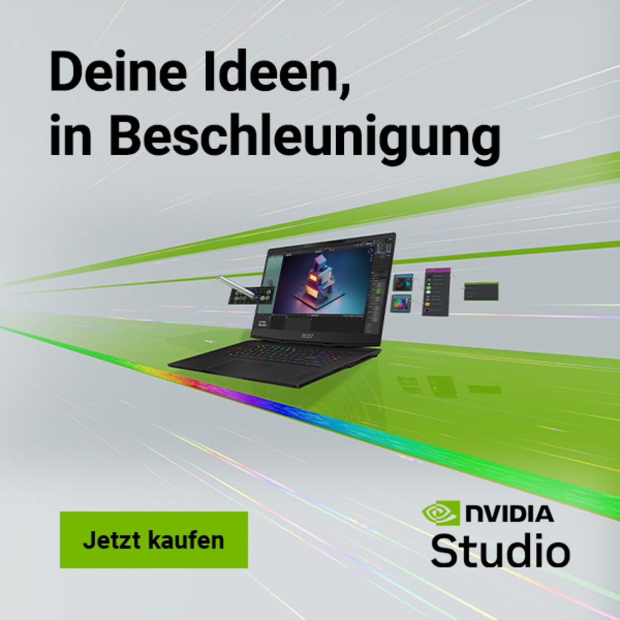 Mehr zu NVIDIA Studio erfahren