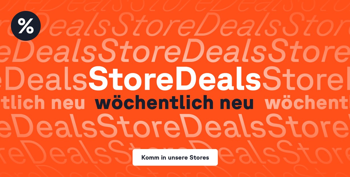 Entdecke jede Woche neue StoreDeals in unseren Cyberport Stores