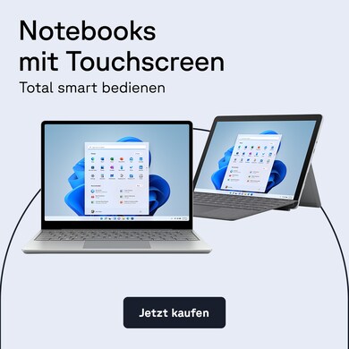 Kauf dir jetzt ein Notebook mit Touchscreen