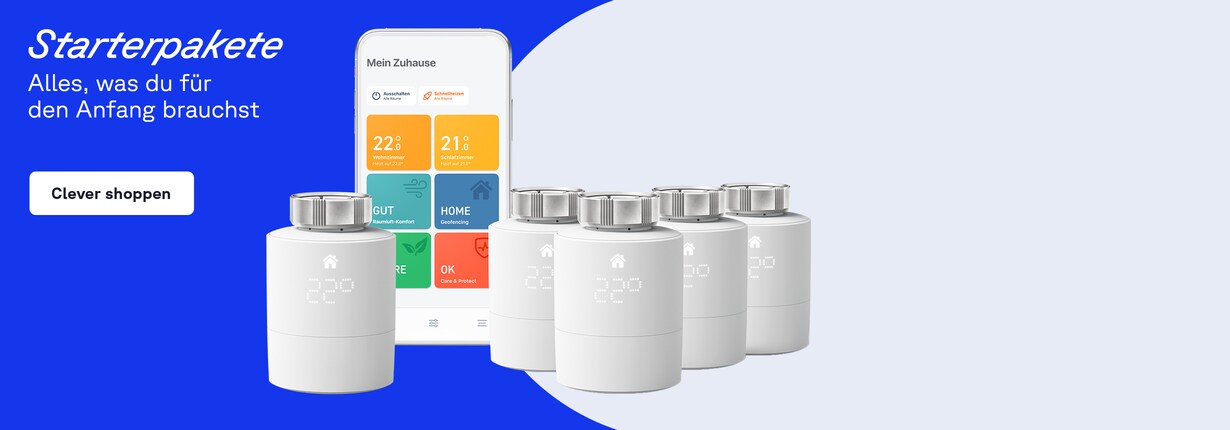 Gönn dir jetzt ein Starterpaket für dein neues Smart Home