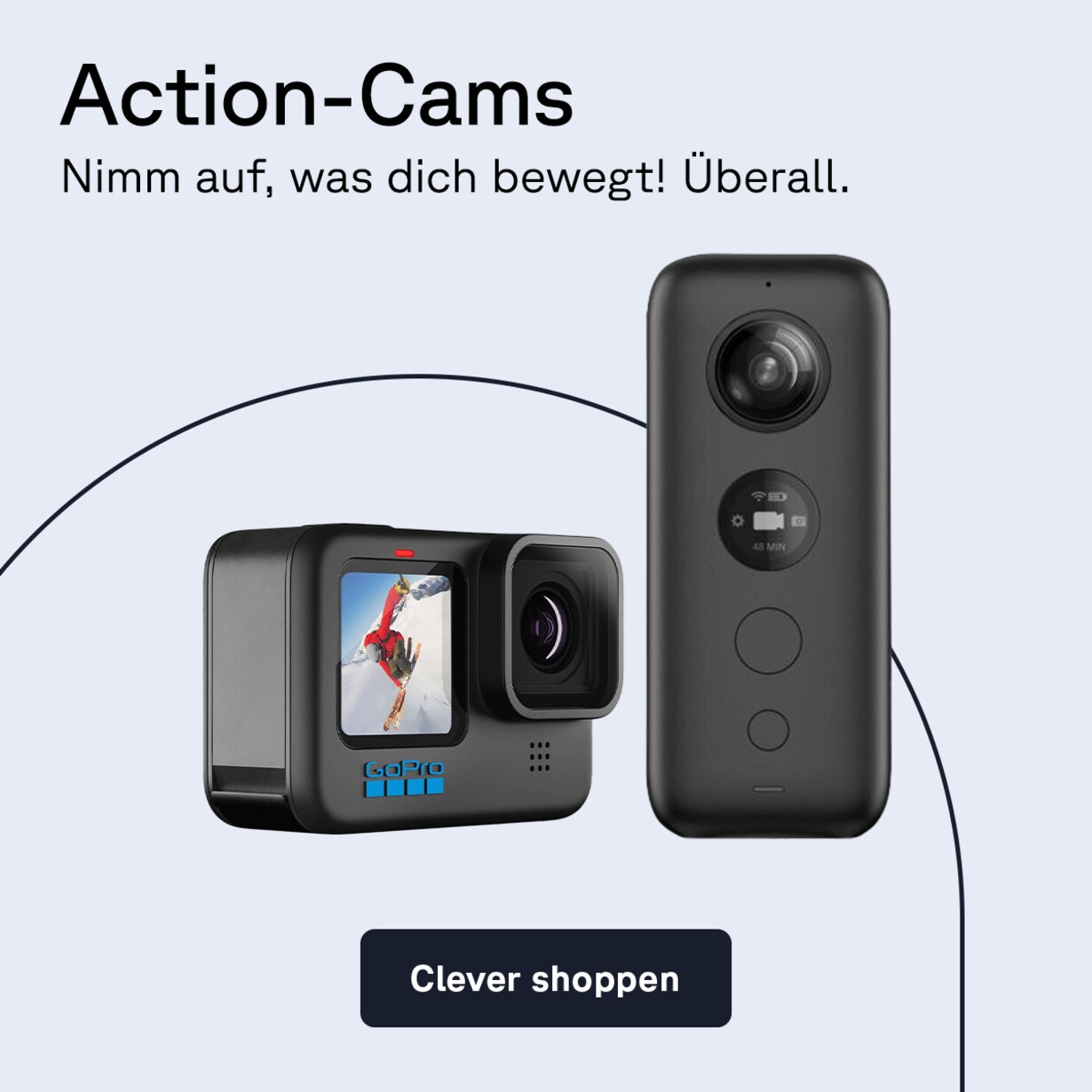 Zu den Actions-Cams bei Cyberport