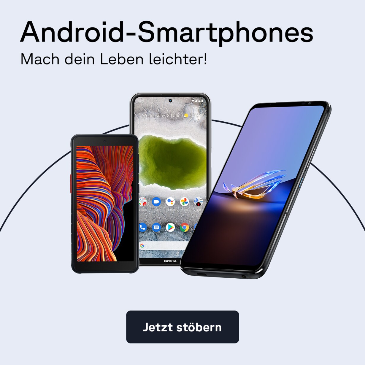 Zu den Smartphones bei Cyberport