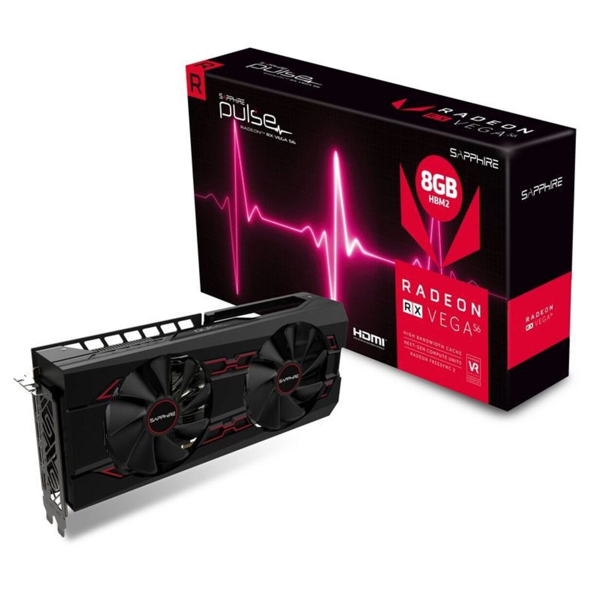 Zur Sapphire AMD Radeon RX Vega 56 Pulse Grafikkarte