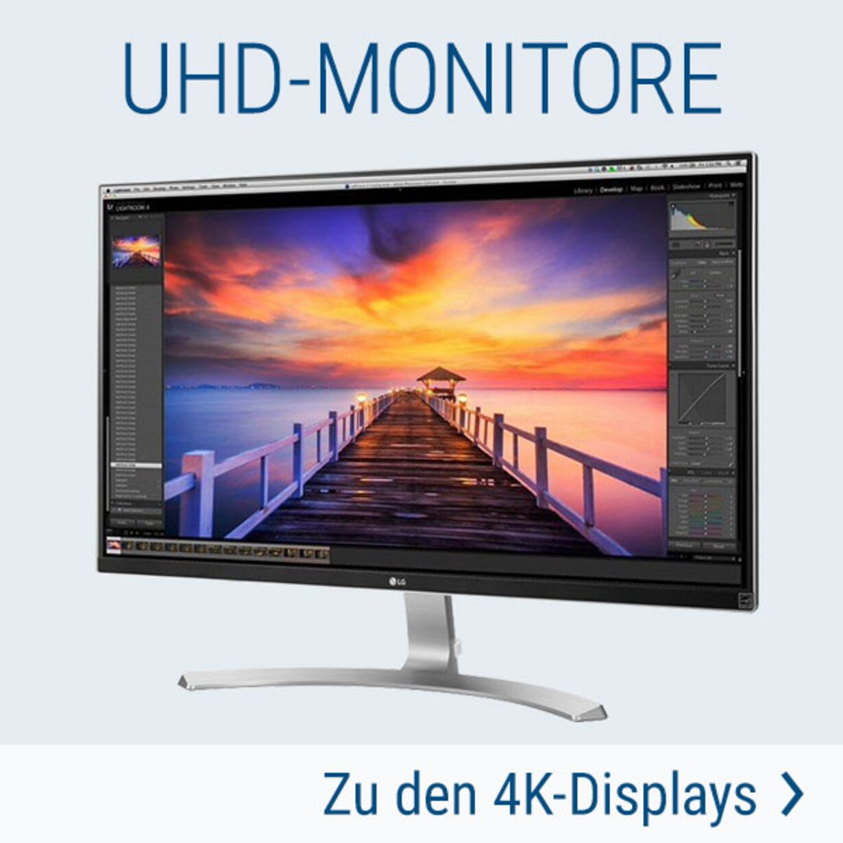 Zu den UHD Monitore von Cyberport