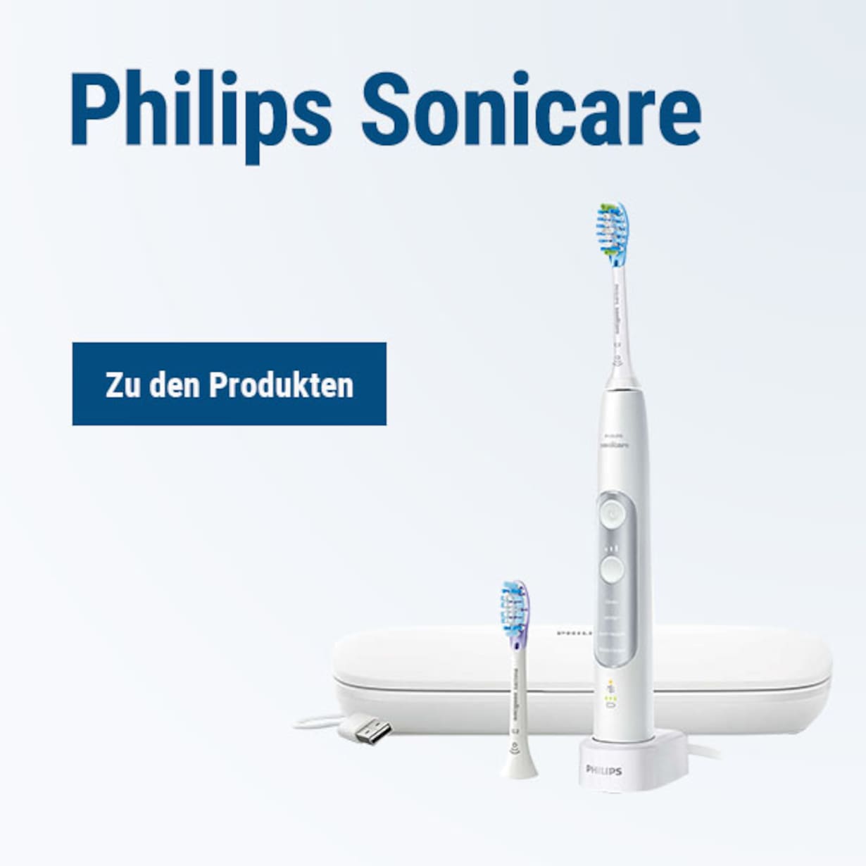 Zu den elektrischen Zahnbürsten von Philips